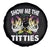 Mardi Gras Spare Tire Cover Show Me The Titties Funny Skeleton Crawfish