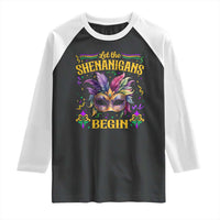 Mardi Gras Raglan Shirt Let The Shenanigans Begin