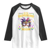 Mardi Gras Raglan Shirt Let The Shenanigans Begin