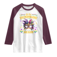 Mardi Gras Raglan Shirt Let The Shenanigans Begin