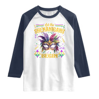 Mardi Gras Raglan Shirt Let The Shenanigans Begin