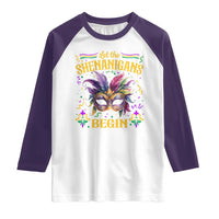 Mardi Gras Raglan Shirt Let The Shenanigans Begin