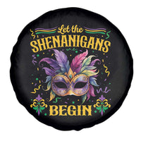 Mardi Gras Spare Tire Cover Let The Shenanigans Begin