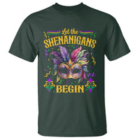 Mardi Gras T Shirt Let The Shenanigans Begin - Wonder Print Shop
