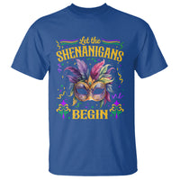 Mardi Gras T Shirt Let The Shenanigans Begin - Wonder Print Shop
