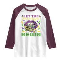 Mardi Gras Raglan Shirt Let The Shenanigans Begin Leopard Lips