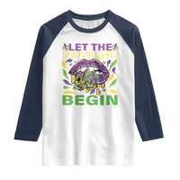 Mardi Gras Raglan Shirt Let The Shenanigans Begin Leopard Lips