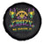 Mardi Gras Spare Tire Cover We Don't Hide The Crazy We Parade It Down The Street