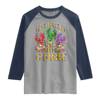 Funny Mardi Gras Raglan Shirt King Cake Calories Don’t Count