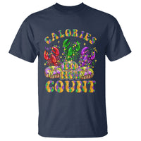 Funny Mardi Gras T Shirt King Cake Calories Dont Count - Wonder Print Shop