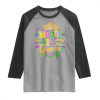 Mardi Gras Queen Raglan Shirt Parade Party Fat Tuesday New Orleans