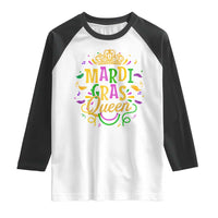 Mardi Gras Queen Raglan Shirt Parade Party Fat Tuesday New Orleans