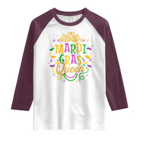 Mardi Gras Queen Raglan Shirt Parade Party Fat Tuesday New Orleans