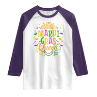 Mardi Gras Queen Raglan Shirt Parade Party Fat Tuesday New Orleans