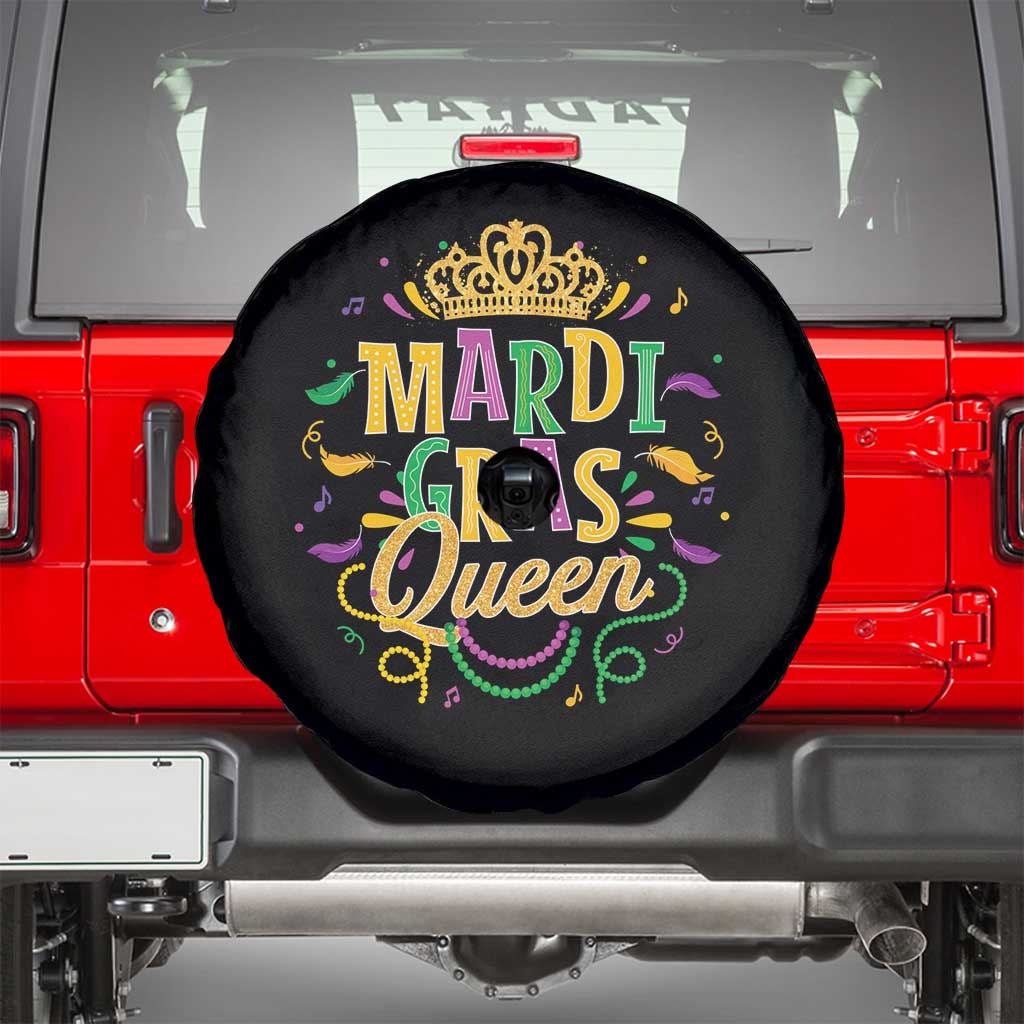 Mardi Gras Queen Spare Tire Cover Parade Party Fat Tuesday New Orleans