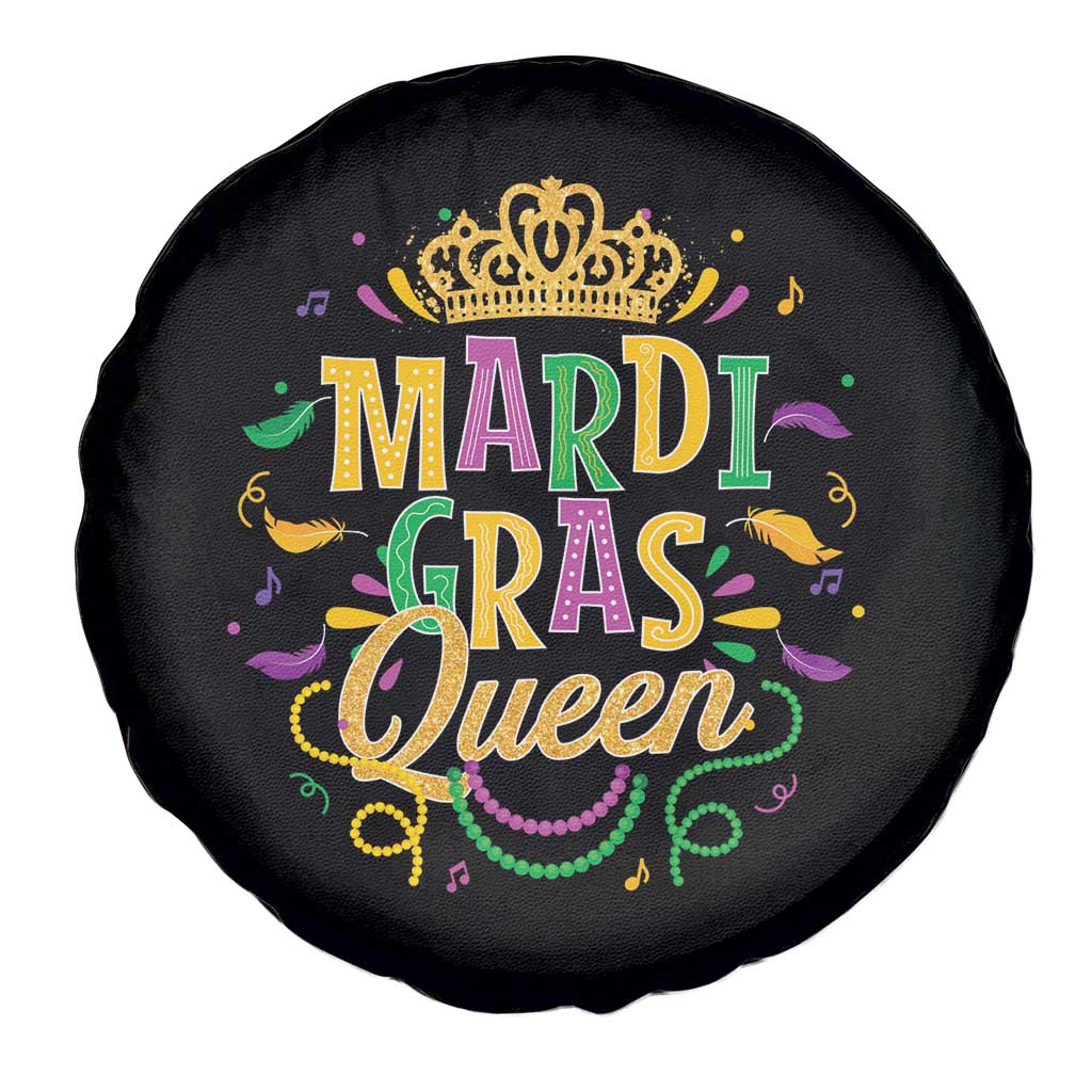 Mardi Gras Queen Spare Tire Cover Parade Party Fat Tuesday New Orleans