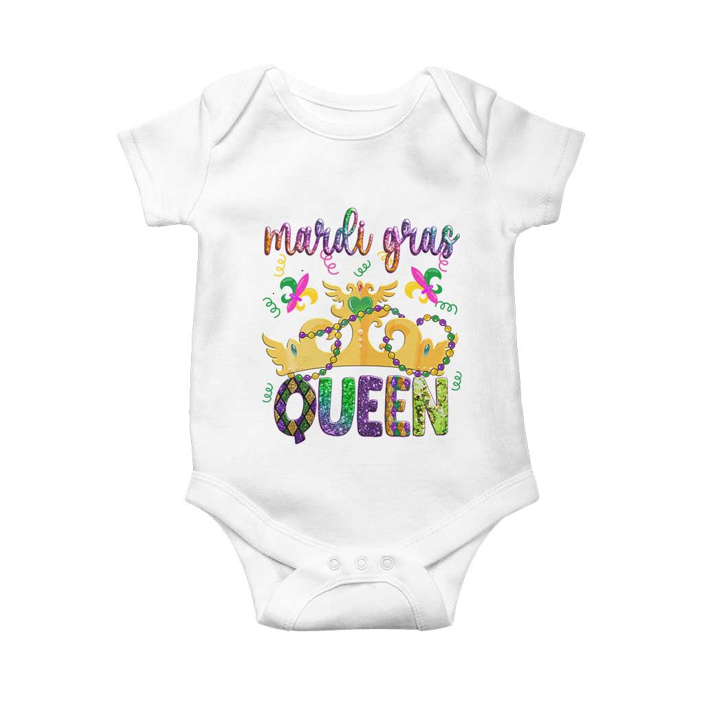 Mardi Gras Queen Carnival New Orleans Baby Onesie