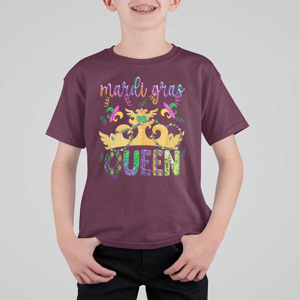 Mardi Gras Queen Carnival New Orleans T Shirt For Kid - Wonder Print Shop