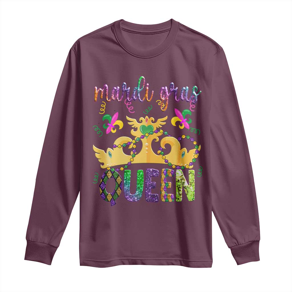 Mardi Gras Queen Carnival New Orleans Long Sleeve Shirt