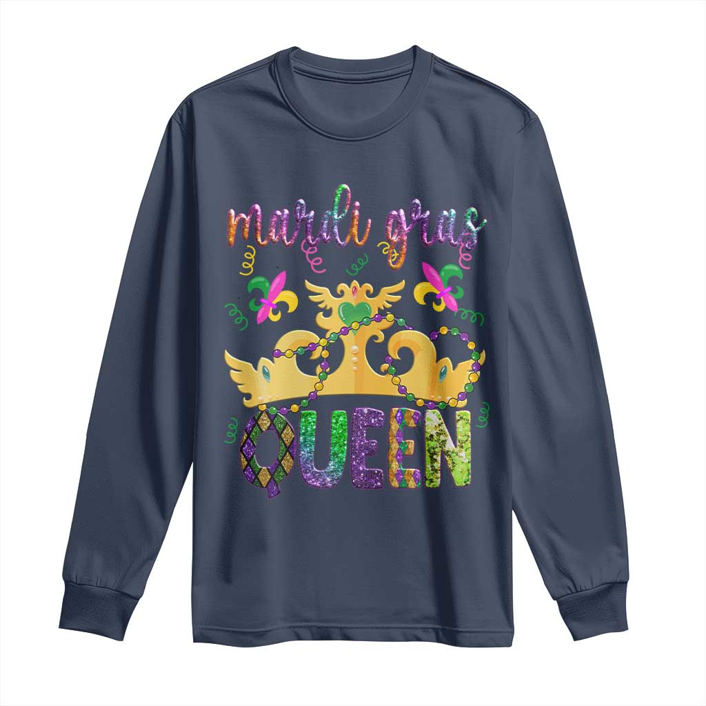 Mardi Gras Queen Carnival New Orleans Long Sleeve Shirt