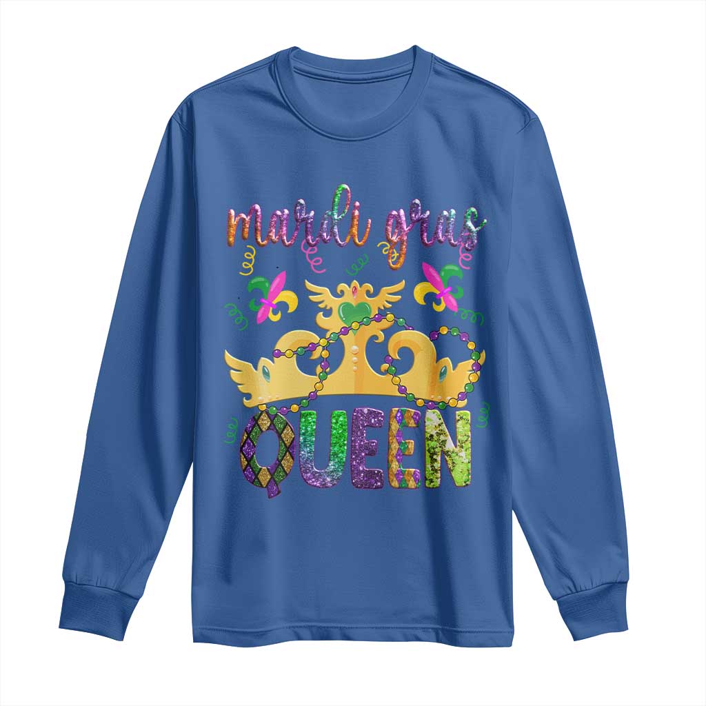 Mardi Gras Queen Carnival New Orleans Long Sleeve Shirt
