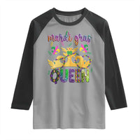Mardi Gras Queen Carnival New Orleans Raglan Shirt