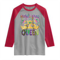 Mardi Gras Queen Carnival New Orleans Raglan Shirt