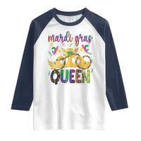 Mardi Gras Queen Carnival New Orleans Raglan Shirt