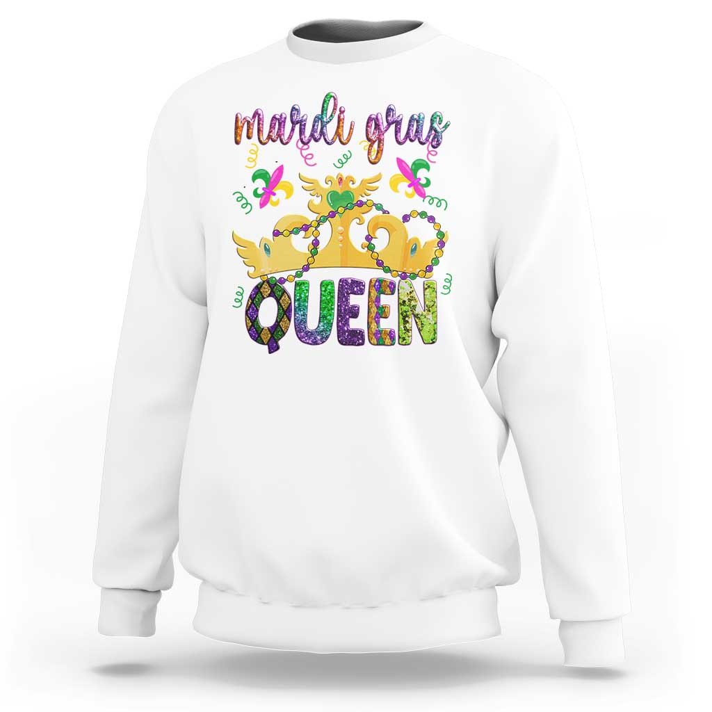 Mardi Gras Queen Carnival New Orleans Sweatshirt - Wonder Print Shop