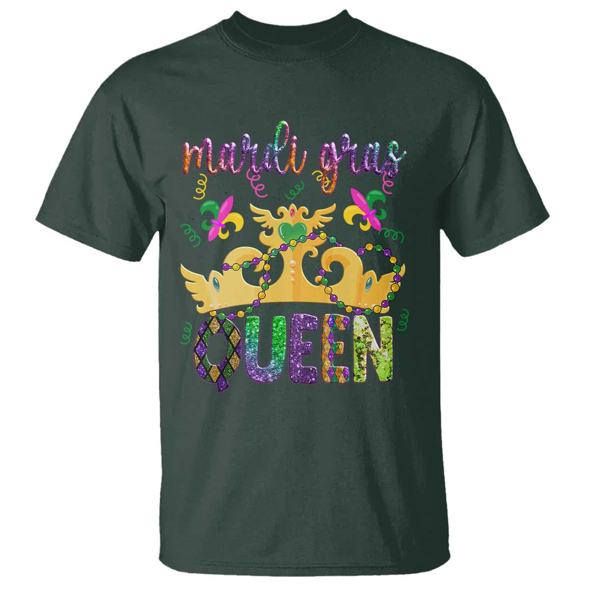 Mardi Gras Queen Carnival New Orleans T Shirt - Wonder Print Shop
