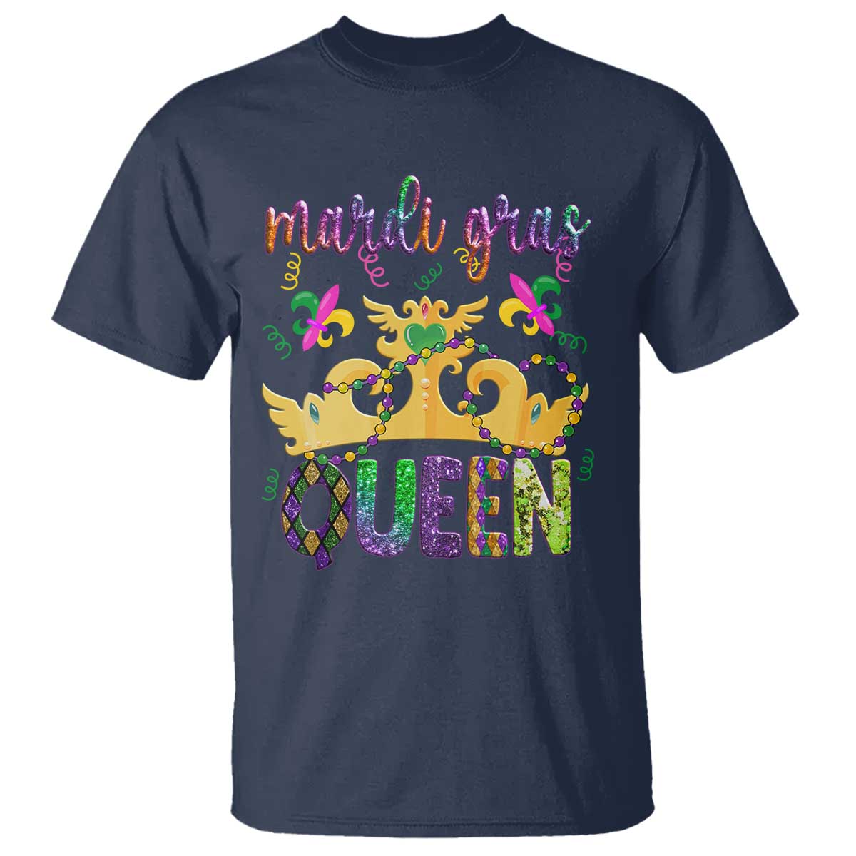 Mardi Gras Queen Carnival New Orleans T Shirt - Wonder Print Shop