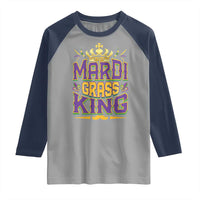Mardi Gras King Raglan Shirt Parade Party Fat Tuesday New Orleans
