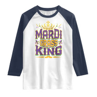 Mardi Gras King Raglan Shirt Parade Party Fat Tuesday New Orleans