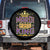 Mardi Gras King Spare Tire Cover Parade Party Fat Tuesday New Orleans