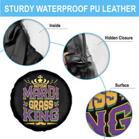 Mardi Gras King Spare Tire Cover Parade Party Fat Tuesday New Orleans