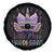 Mardi Gras Spare Tire Cover Little Miss Unicorn Cute Girl Women