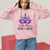 Mardi Gras Sweatshirt Little Miss Unicorn Cute Girl Women - Wonder Print Shop