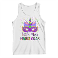 Mardi Gras Tank Top Little Miss Unicorn Cute Girl Women
