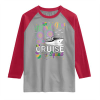 Mardi Gras Raglan Shirt Cruise Squad Matching Group Family Vacation