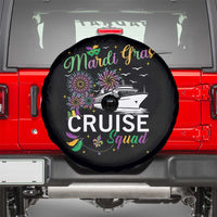 Mardi Gras Spare Tire Cover Cruise Squad Matching Group Family Vacation