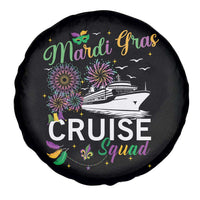 Mardi Gras Spare Tire Cover Cruise Squad Matching Group Family Vacation