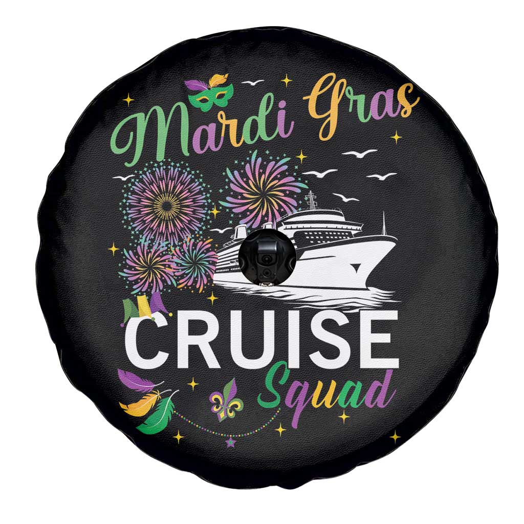 Mardi Gras Spare Tire Cover Cruise Squad Matching Group Family Vacation