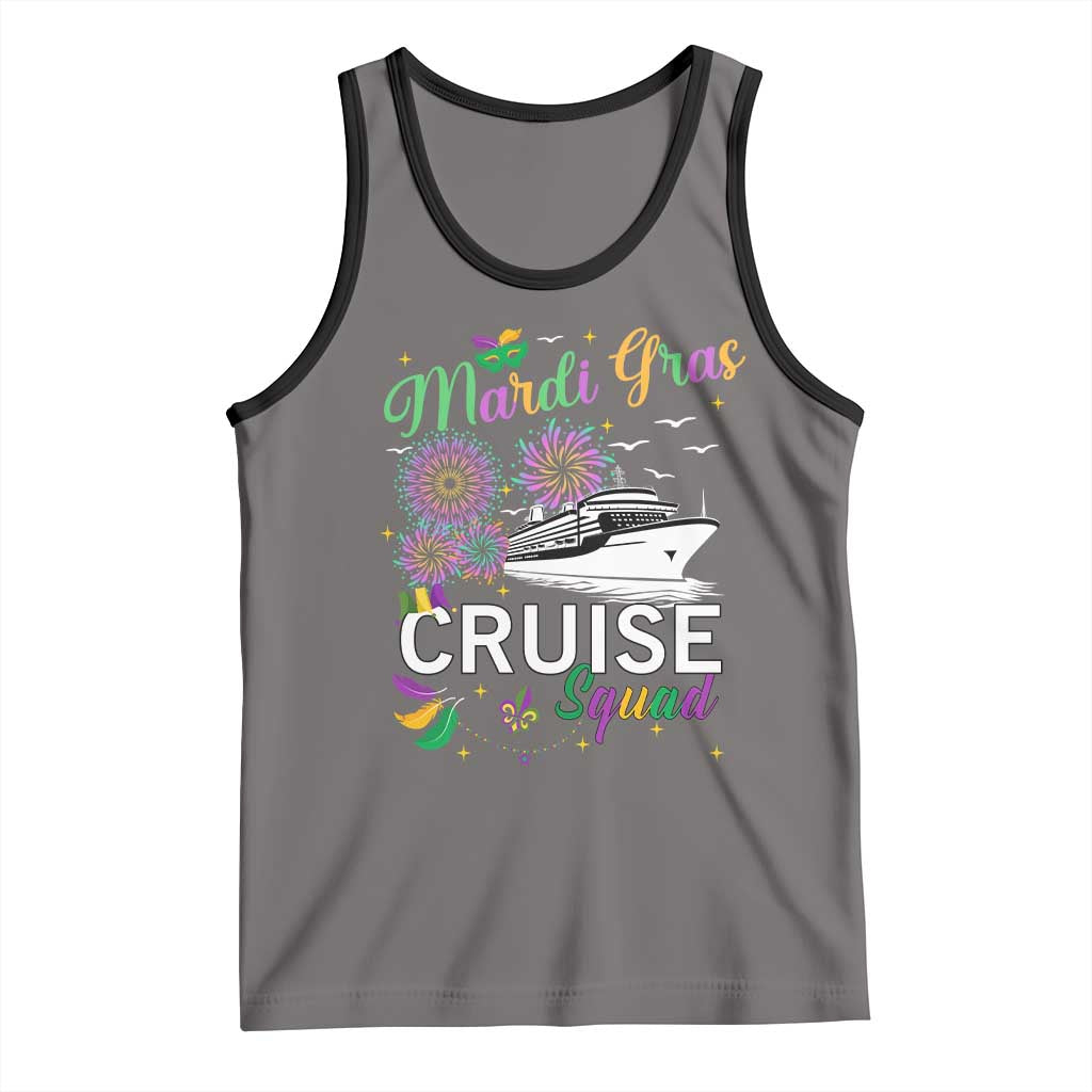 Mardi Gras Tank Top Cruise Squad Matching Group Family Vacation