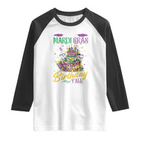 It's My Mardi Gras Birthday Y'all Funny Raglan Shirt