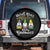 Mardi Gras With My Gnomies Funny Gnomes Squad Spare Tire Cover