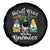 Mardi Gras With My Gnomies Funny Gnomes Squad Spare Tire Cover