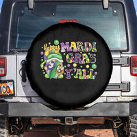 Happy Mardi Gras Y'all Cute Gnome Fat Tuesday Spare Tire Cover