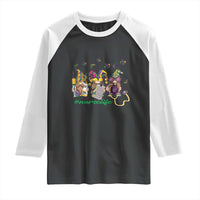 Mardi Gras Raglan Shirt Jester Gnomes Nurse RN ICU NICU ER Scrub