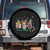 Mardi Gras Spare Tire Cover Jester Gnomes Nurse RN ICU NICU ER Scrub