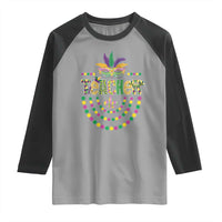 Mardi Gras Teacher Fat Tuesday New Orleans Raglan Shirt